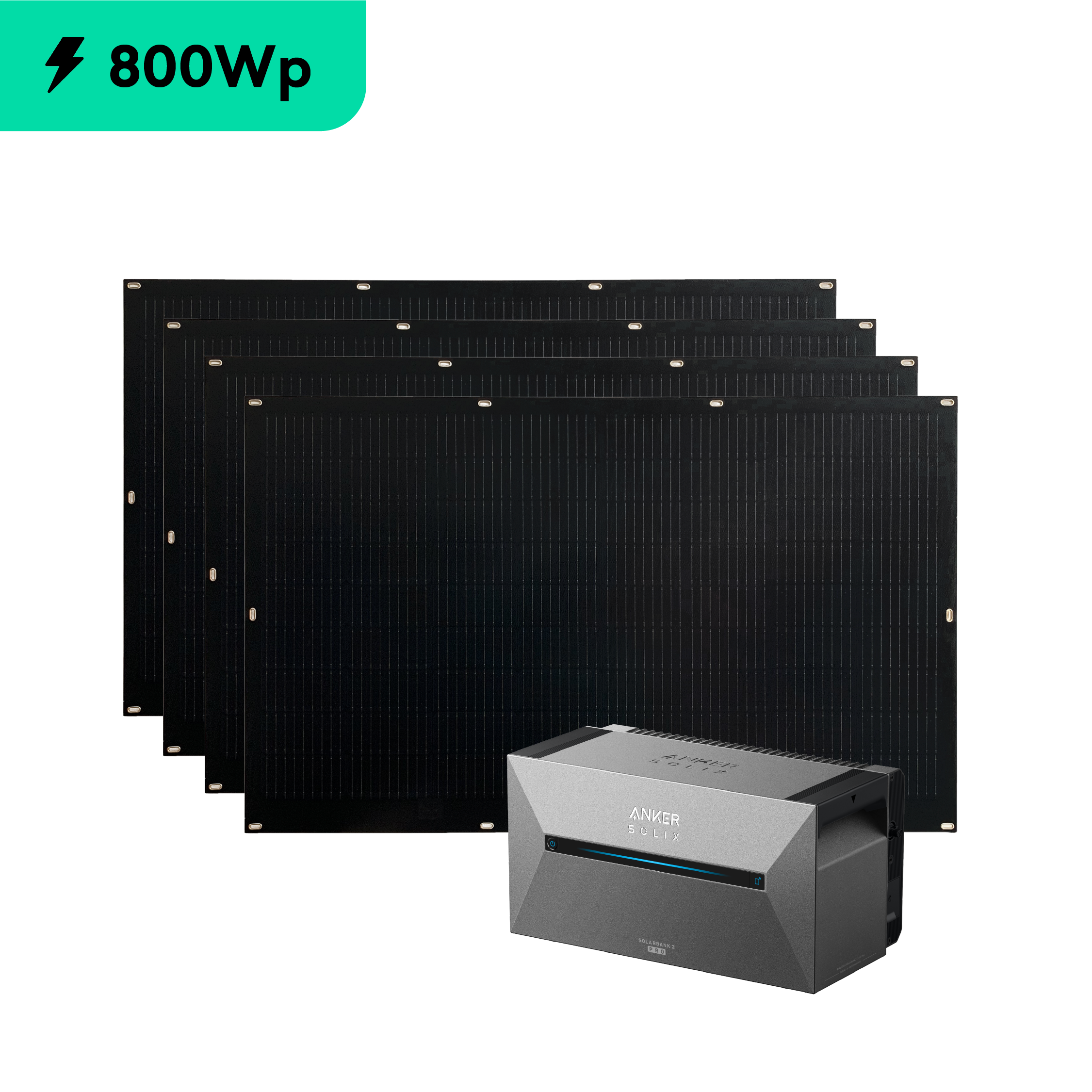 Kit Solarbank 2 Pro Full Black 800W